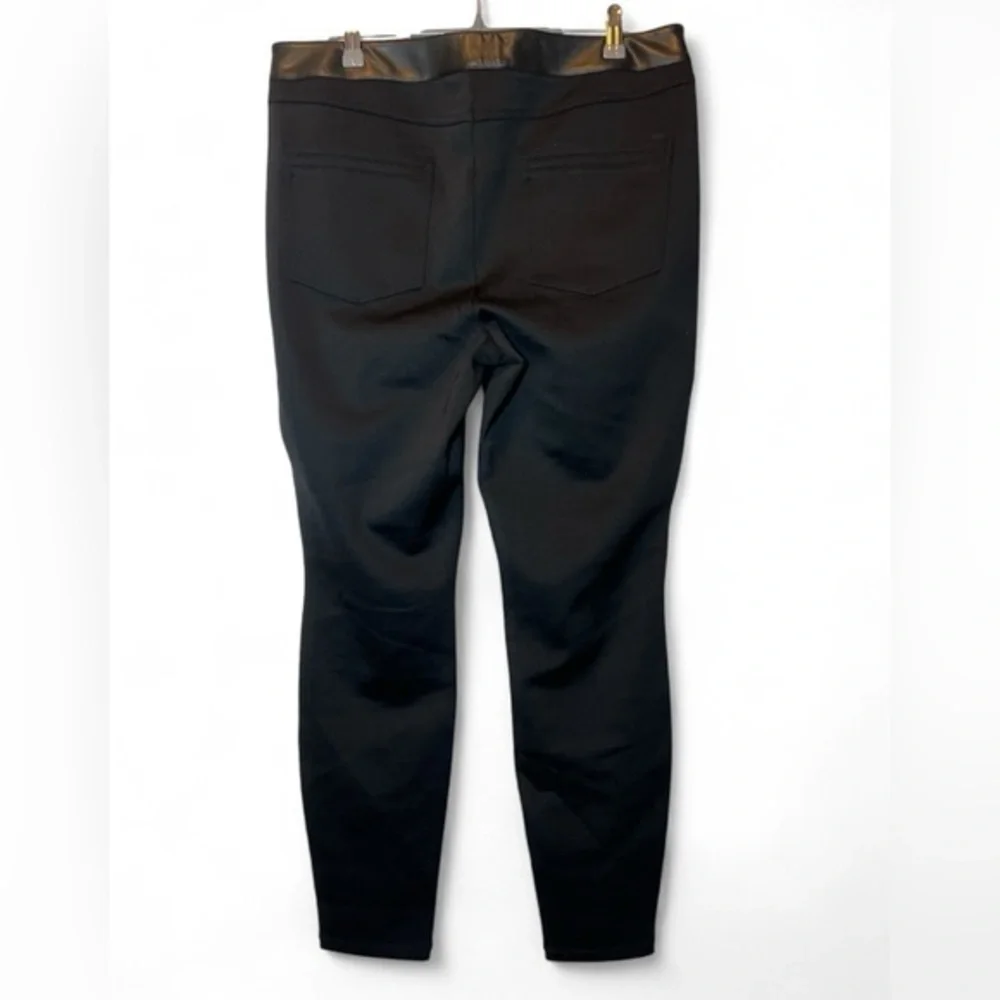 White House Black Market Black Faux Leather Leggings